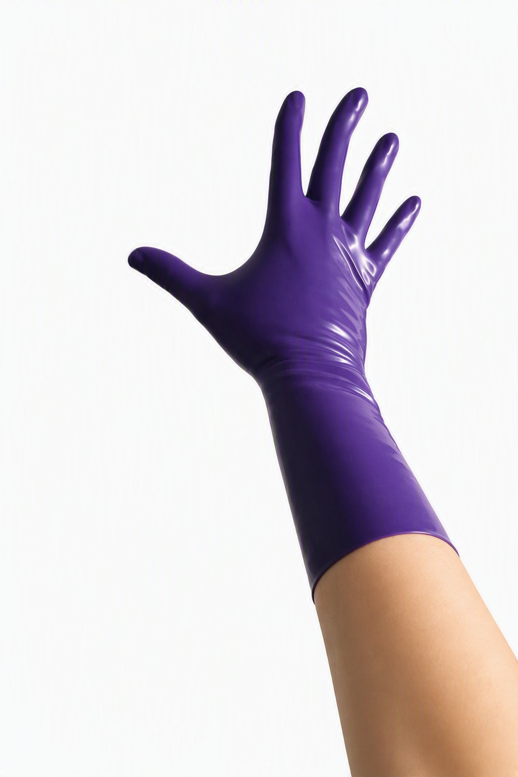 Purple Latex Gloves
